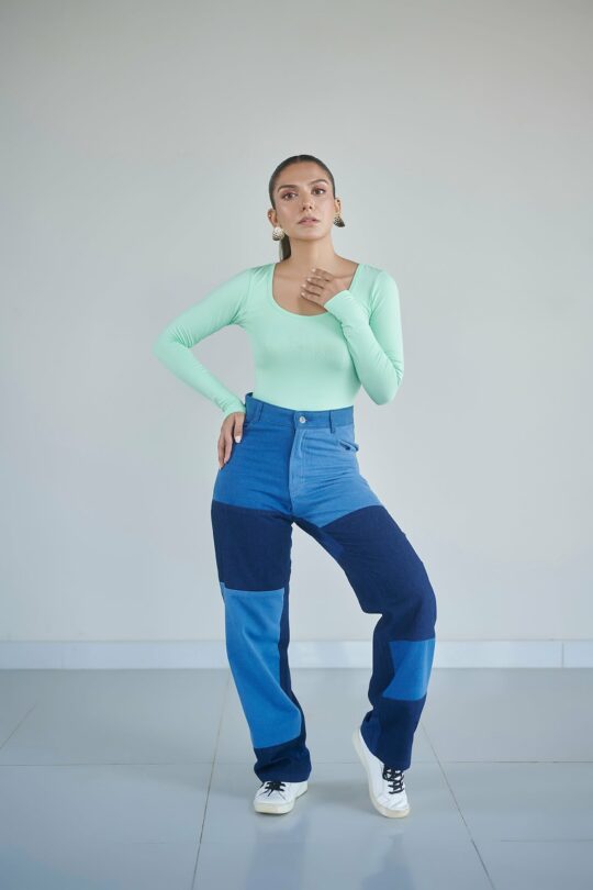 Lime Green Full Sleeves Bodysuit