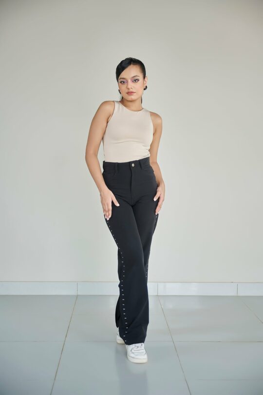 Beige Sleeveless Bodysuit