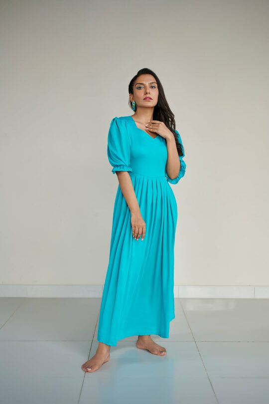 Turquoise Summer Long Dress