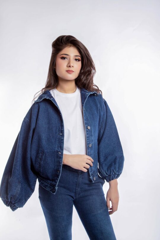Dark blue butterfly jacket