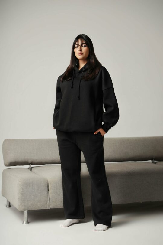 Black Oversized Hoodie